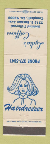 Matchbook Cover - Lydia's Coiffures Salon Campbell CA WEAR