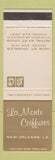 Matchbook Cover - La Monte Coiffures New Orleans LA