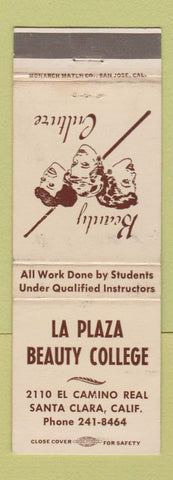 Matchbook Cover - La Plaza Beauty College Santa Clara CA