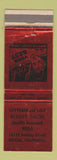 Matchbook Cover - Lavender and Lace Beauty Salon Wigs Reseda CA