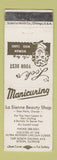 Matchbook Cover - La Sienne Beauty Shop Dixon IL
