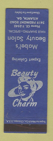 Matchbook Cover - Mabel's Beauty Salon Atlanta GA