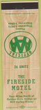 Matchbook Cover - Fireside Motel San Francisco CA
