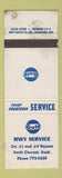 Matchbook Cover - Gulf oil gas Hwy Service Swift Current SK WORN