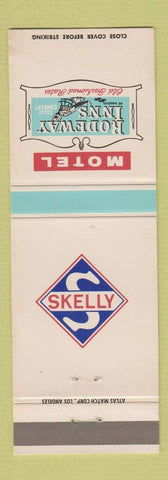 Matchbook Cover - Skelly oil gas Motel Rodeway Inns Phoenix AZ
