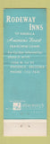Matchbook Cover - Skelly oil gas Motel Rodeway Inns Phoenix AZ