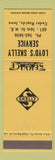 Matchbook Cover - Skelly oil gas Cedar Rapids IA
