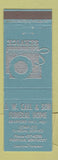 Matchbook Cover - JW Call Son Funeral Home Pikeville KY BLUE
