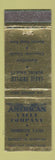 Matchbook Cover - American Vault Company Detroit MI burial