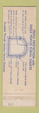 Matchbook Cover - American Vault Company Detroit MI burial