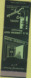 Matchbook Cover - Hotel Sequoia Fresno CA