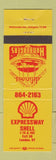 Matchbook Cover - Shell oil gas Expressway London KY