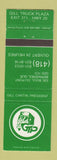 Matchbook Cover - Gill Truck Plaza stop Bernieres QC