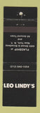 Matchbook Cover - Leo Lindy's New York City