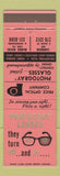 Matchbook Cover - Photogray Glasses Pine Optical Carnegie McKees Rocks PA