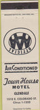 Matchbook Cover - Town House Motel Glendale CA