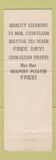 Matchbook Cover - Highlander Cleaners Coin Operated Laundry Santa Clara CA