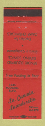 Matchbook Cover - La Canada Lauderette Laundry CA
