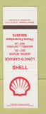 Matchbook Cover - Long's Garage Shell oil gas Maxwell ON SAMPLE
