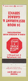 Matchbook Cover - Stop 3 Truck Stop Spiceland IN oil gas