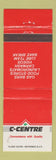 Matchbook Cover - C Centre oil gas Canada