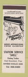 Matchbook Cover - Station Service Shell oil gas Riviere Ouelle QC
