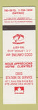Matchbook Cover - Petro Canada oil gas Coco Cantine Ste Anne Des Monts QC