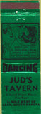 Matchbook Cover - Jud's Tavern Lead SD