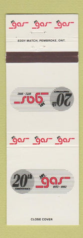 Matchbook Cover - MFL oil gas 1992 Canada