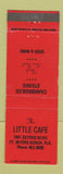 Matchbook Cover - The Little Cafe Fort Myers Beach FL