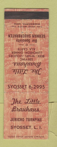Matchbook Cover - The Little Brauhaus Syosset LI NY