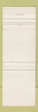 Matchbook Cover - Shell oil gas Junction North Battleford SK YELLOW