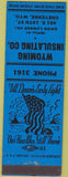 Matchbook Cover - Wyoming Insulating Co Cheyenne WY