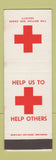 Matchbook Cover - British Red Cross Society SAMPLE