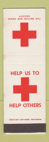 Matchbook Cover - British Red Cross Society SAMPLE