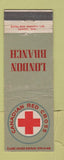 Matchbook Cover - Canadian Red Cross London ON Branch WEAR