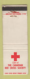 Matchbook Cover - Canadian Red Cross Society WORN