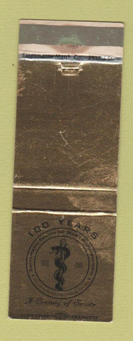 Matchbook Cover - Sacramento Society for Medical Improvement 1968 100th WEAR
