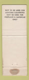 Matchbook Cover - Sacramento Society for Medical Improvement 1968 100th WEAR