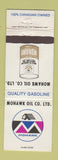 Matchbook Cover - Mohawk oil gas Canada WEAR