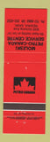Matchbook Cover - Petro Canada oil gas Moleski Regina SK RED