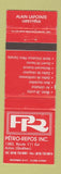Matchbook Cover - Petro Repos Amos QC motel WEAR