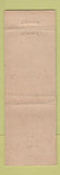 Matchbook Cover - Medical Surgical Relief Committee New York City WEAR