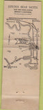 Matchbook Cover - Golden Bear Motel Berkley CA WEAR