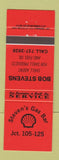 Matchbook Cover - Steven's Gas Bar Shell oil Canada