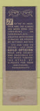 Matchbook Cover - Gem State Optical Boise ID WEAR