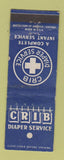 Matchbook Cover - Crib Diaper Service WEAR