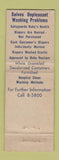 Matchbook Cover - Tiny Tot Services Diaper Laundry Dallas TX WEAR