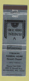 Matchbook Cover - Tyborski Funeral Home Milwaukee WI