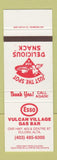 Matchbook Cover - Esso oil gas Vulcan Village Gas Bar AB SAMPLE
